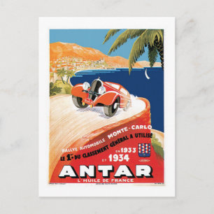 Rallye Automobile Monte Carlo Vykort
