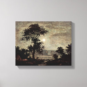 Ralph Albert Blakelock - månsken Canvastryck