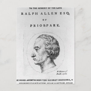 Ralph Allen, 1764 Vykort