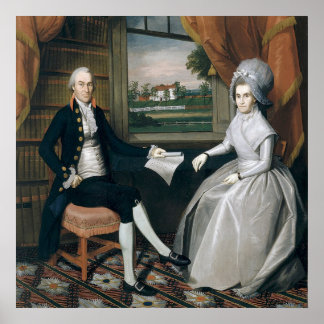 Ralph Earl / Oliver och Abigail Ellsworth / Poster