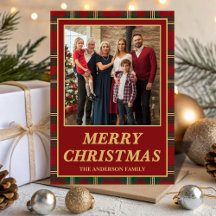 Ralph Lauren Rutig Rutmönster Familjefoto Jul