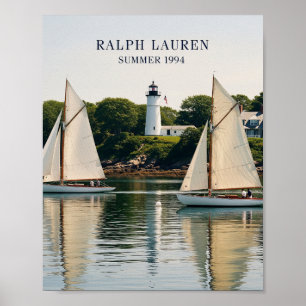 Ralph Lauren Sommar Yacht Affisch