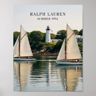 Ralph Lauren Sommar Yacht Affisch