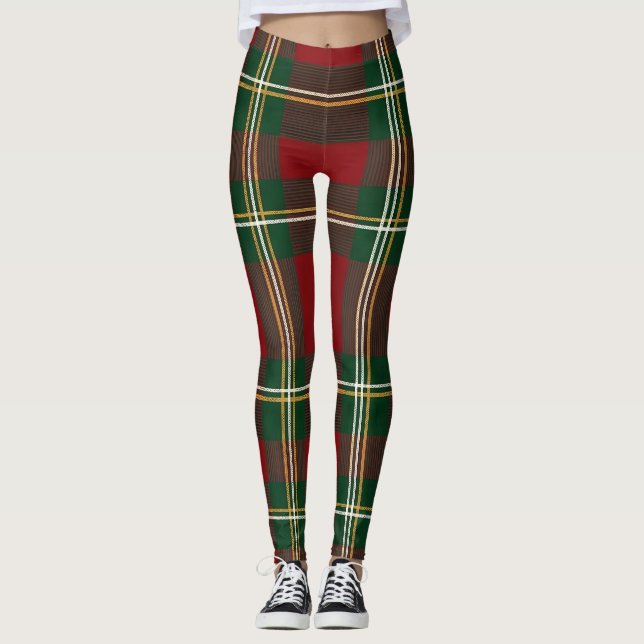 Ralph Lauren Tartan Plaid Christmas Leggings (Framsida)