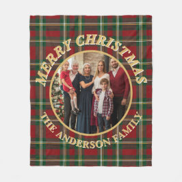 Ralph Lauren Tartan Plaid Family Photo Christmas Fleecefilt