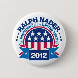 Ralph Nader för presidenten 2012 Knapp