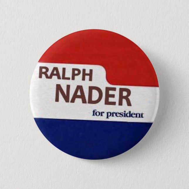 Ralph Nader knäppas Knapp (Framsida)