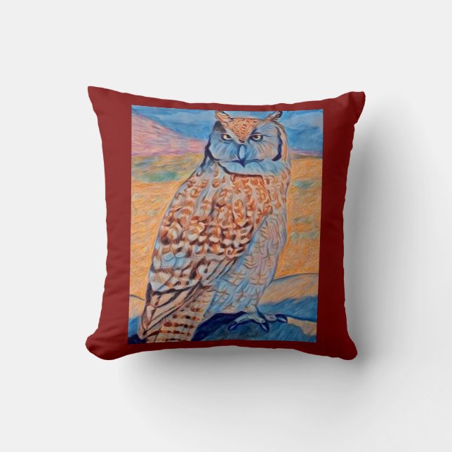 Ralph The Uggla 🦉 Kudde (Framsida)