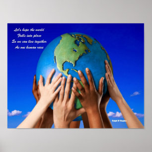 Ralph W Staples citat Poster