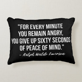 Ralph Waldo Emerson Arg Quote Prydnadskudde