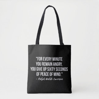 Ralph Waldo Emerson Arg Quote Tote Tygkasse