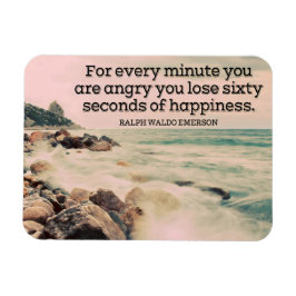 Ralph Waldo Emerson Inspirational Quote Happiness Magnet