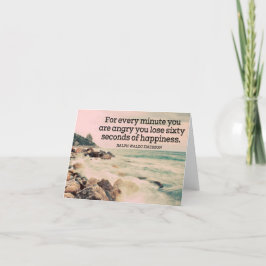 Ralph Waldo Emerson Inspirational Quote Happiness Tack Kort