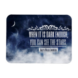 Ralph Waldo Emerson Inspirational Quote "Stars" Magnet