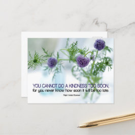 Ralph Waldo Emerson Inspirerande Citat "Vänlighet" Vykort