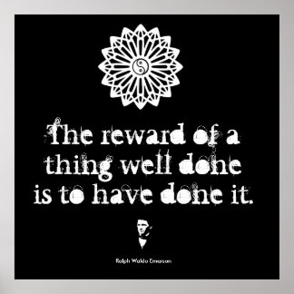 Ralph Waldo Emerson - Ord of Wisdom Poster