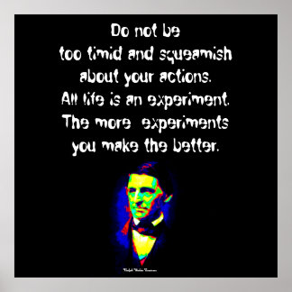 Ralph Waldo Emerson - Ord of Wisdom Poster