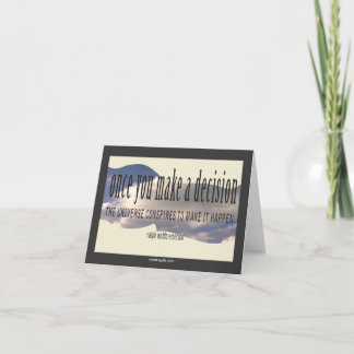 Ralph Waldo Emerson Quotation Kort