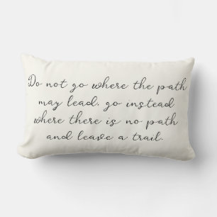 Ralph Waldo Emerson Quote Lumbarkudde