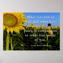 Ralph Waldo Emerson Quote Poster
