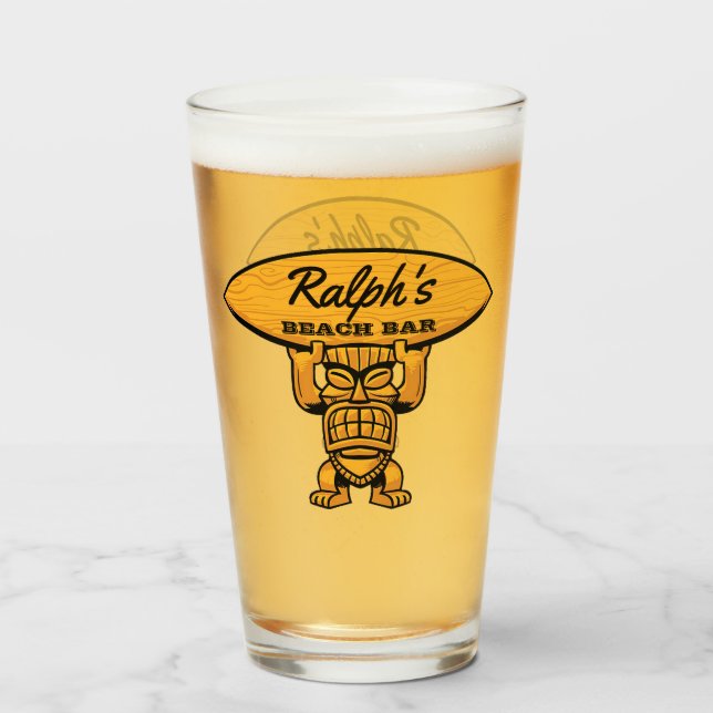 Ralph's Beach Pub Glass Glaskopp (Framsida fylld)
