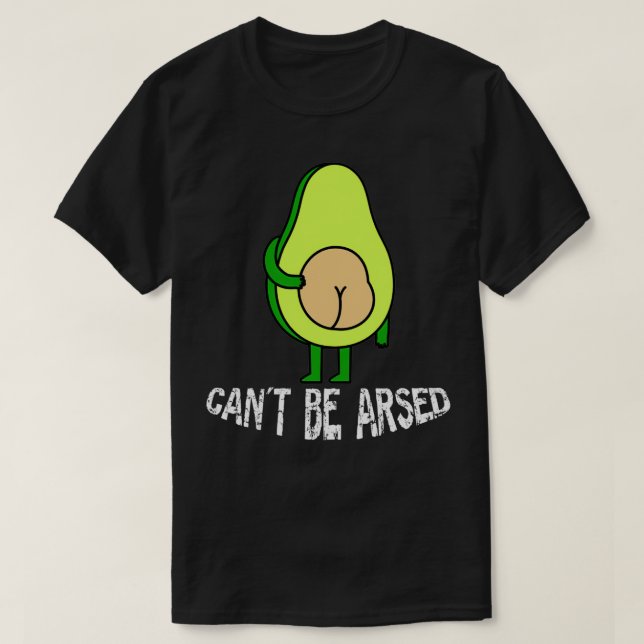 Rälsförvar, två lustiga avokado fantastisk t shirt (Design framsida)