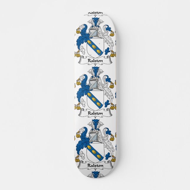 Ralston familjvapensköld old school skateboard bräda 21,6 cm (Framsida)