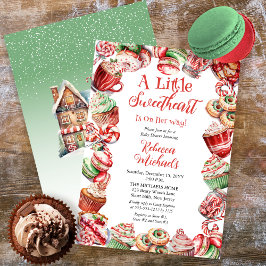 Ram Baby Shower, en liten, gullig bakerskugga Inbjudningar