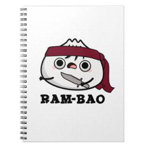 Ram-bao Rolig Soldat Dimsun Skämt Anteckningsbok