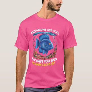 Ram Cichlid Fish Älskare Freshwater Aquarium Fish T Shirt