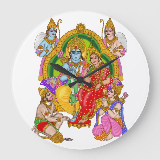 Ram Darbar Clock Stor Klocka (Framsida)