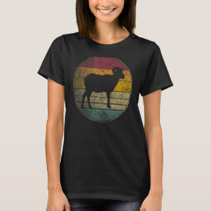 Ram får Goat Gif Retro Stil Vintage 70 s 90-tal T Shirt