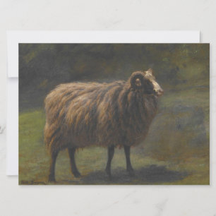 Ram (får) på gården (av Rosa Bonheur) Kort