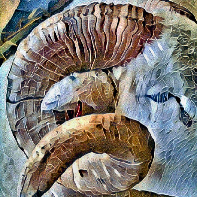 RAM-FÅRDANIMALISKT DJUR KAKELPLATTA (An art design of a ram's head displaying magnificent horns.)
