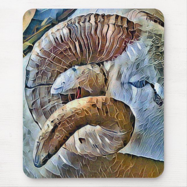 RAM-FÅRDANIMALISKT DJUR MUSMATTA (Framsidan)