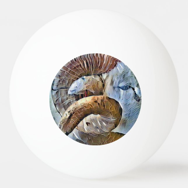 RAM-FÅRDANIMALISKT DJUR PINGISBOLL (Framsidan)