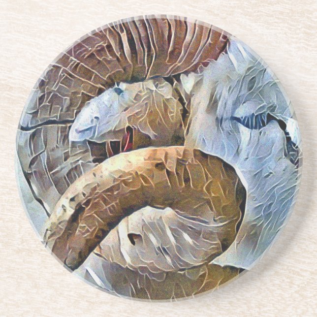 RAM-FÅRDANIMALISKT DJUR UNDERLÄGG (Framsidan)