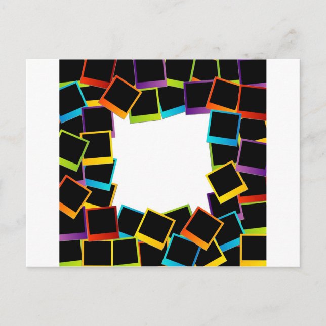 ram färgglad vykort (Framsida)