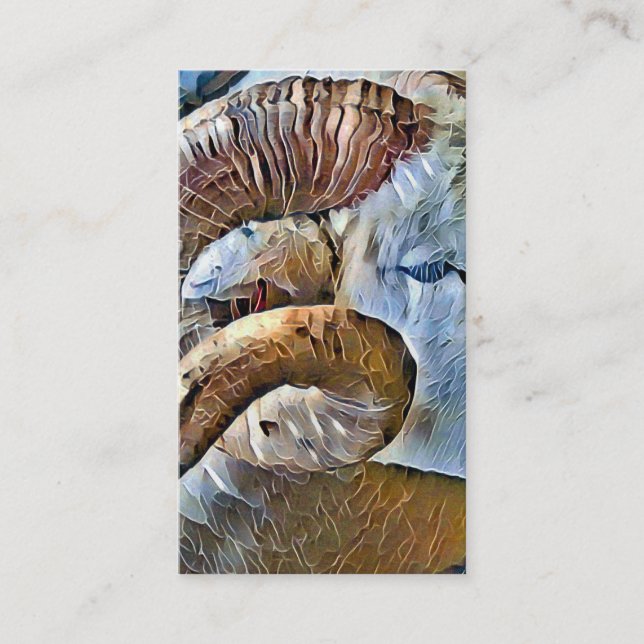 RAM FARM ANIMAL VISITKORT (Framsida)