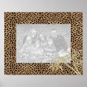 Ram för din fotopostersbild Leopard Poster