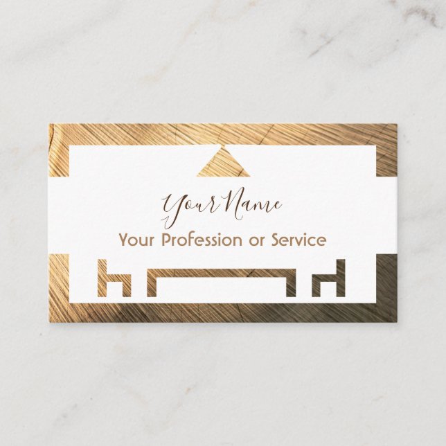 Ram för inredingsdesign och möbler! bu visitkort (Framsida)