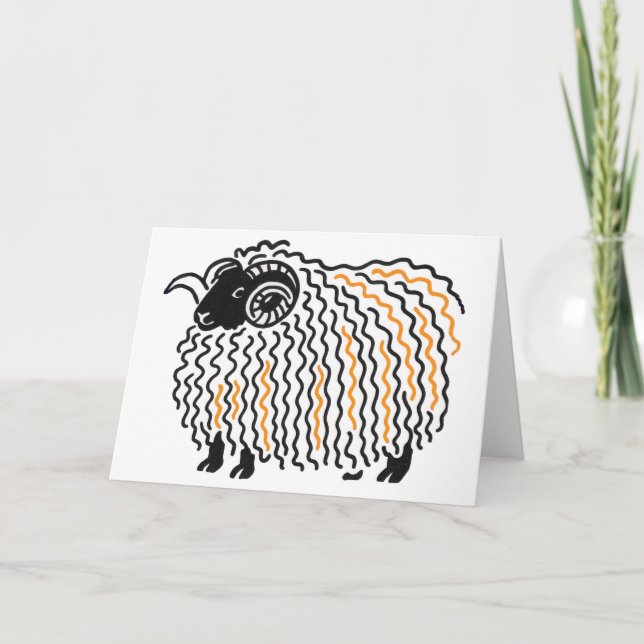 Ram Greeting card Tack Kort (Framsida)