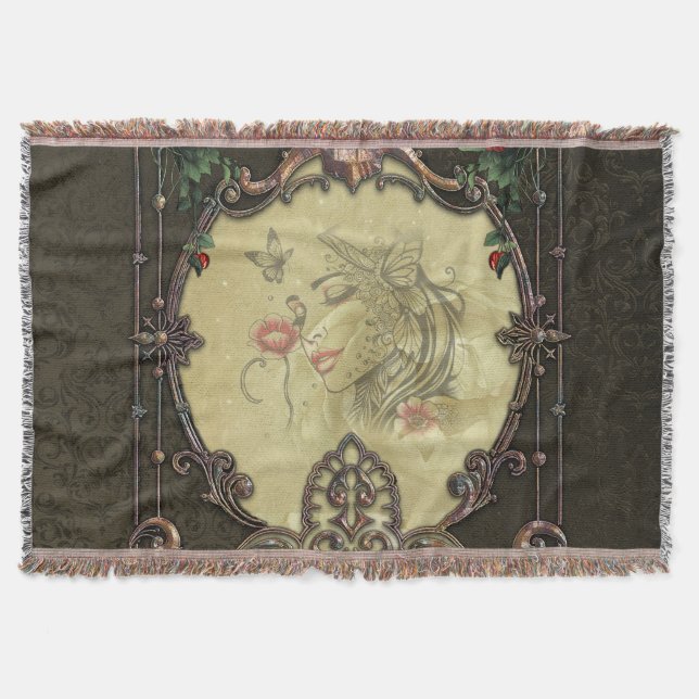 Ram har en opulent utformning filt (Framsidan)