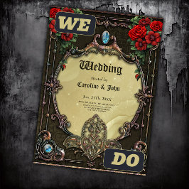 Ram har en opulent utformning inbjudningar