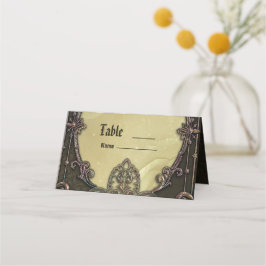 Ram har en opulent utformning placeringskort