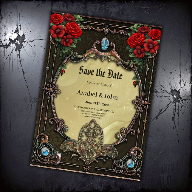 Ram har en opulent utformning spara datumet (Skapare uppladdad)