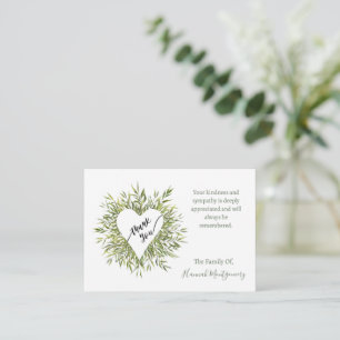 Ram Heart Willow Grenar Sympathy-tackkort Anteckningskort