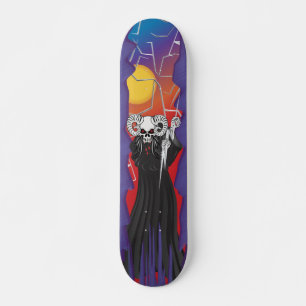 Ram Horned Döskalle skateboard