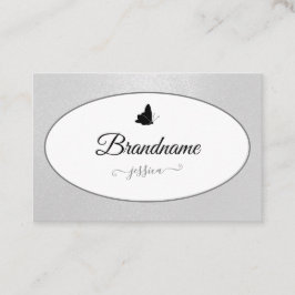 RAM i GLITTER i ELEGANT i SILVER Visitkort