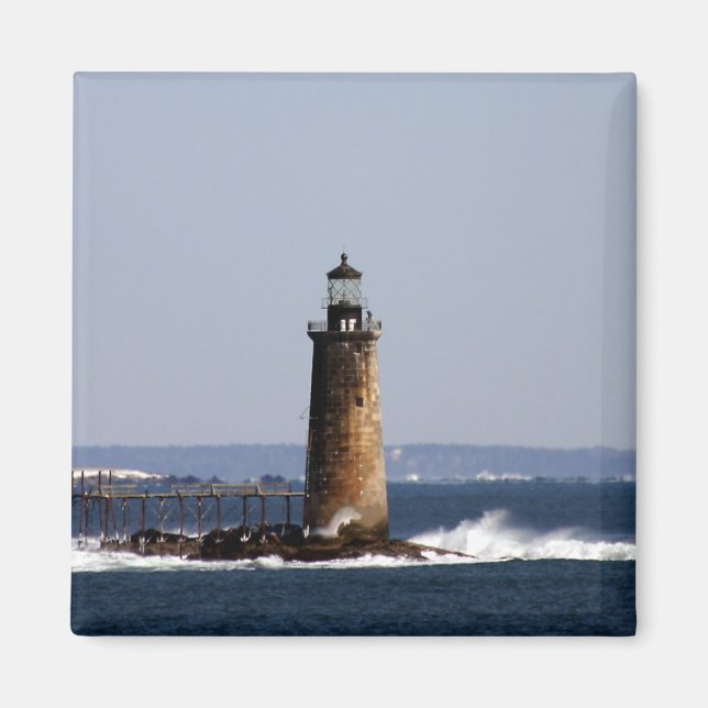 Ram Island Ledge Light Magnets Magnet (Framsidan)